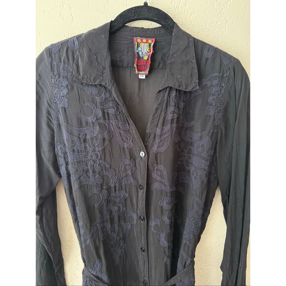 Johnny Was Shirt Dress - Picture 3 of 7